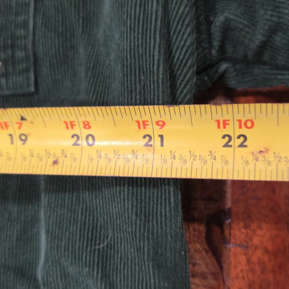 Vintage Disney Tigger Green Corduroy Button-Up Shirt - Picture 4 of 6